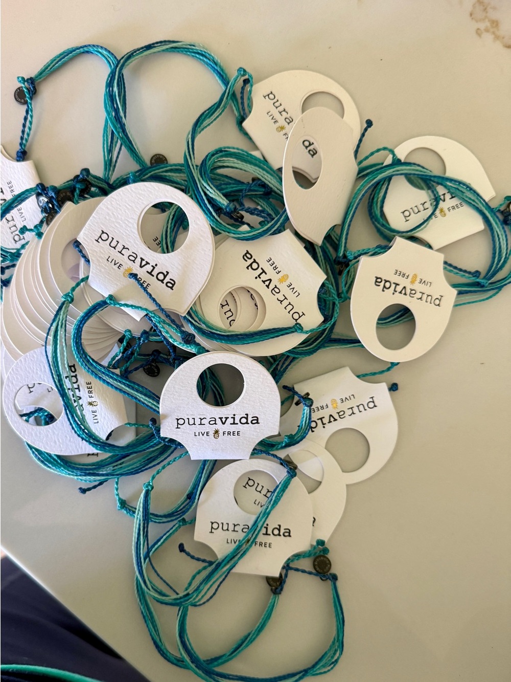 Pura Vida  Turquoise String Bracelet - Pura Vida